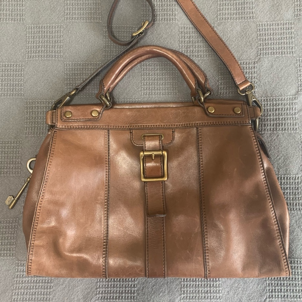 Fossil Vintage Revival Large Satchel - EUC!